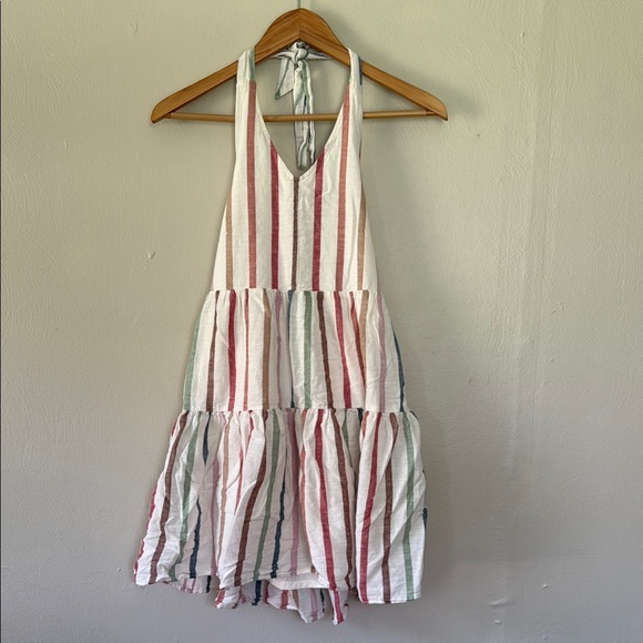 American Eagle Outfitters Dresses & Skirts - American Eagle lined Striped Halter Dress XS